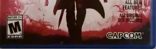 DmC: Devil May Cry, the ESRB box on its front