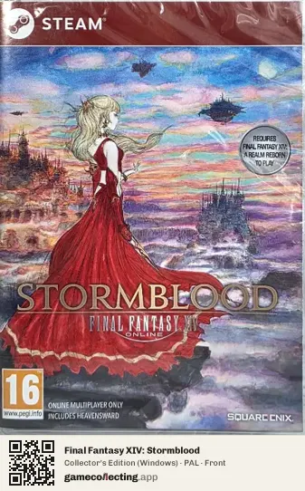 Final Fantasy XIV: Stormblood Computer, PAL box front