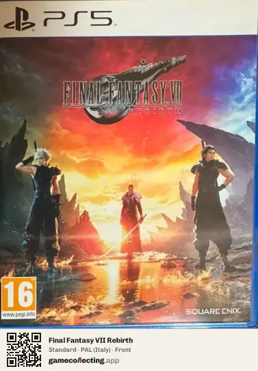 Final Fantasy VII Rebirth PlayStation 5, Italy box front