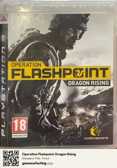 Operation Flashpoint: Dragon Rising PlayStation 3, PAL box front