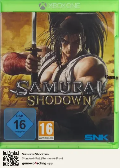 Samurai Shodown Xbox One, Germany box front