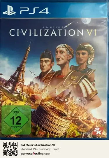 Sid Meier's Civilization VI PlayStation 4, Germany box front