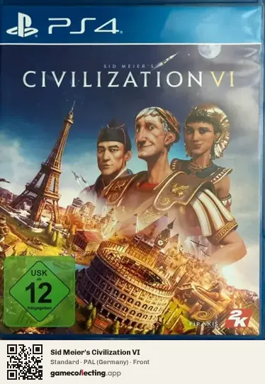 Sid Meier's Civilization VI PlayStation 4, Germany box front