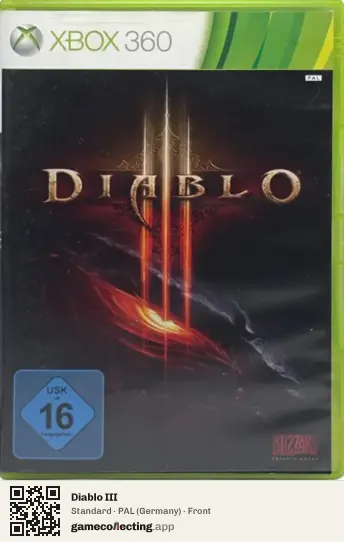 Diablo III Xbox 360, Germany box front