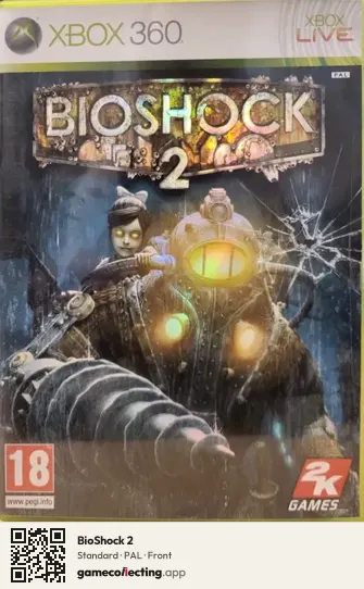 BioShock 2 Xbox 360, PAL box front