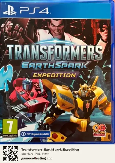 Transformers: EarthSpark: Expedition PlayStation 4, PAL box front