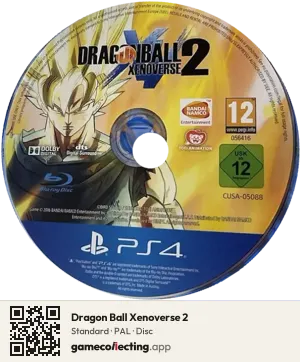 Dragon Ball Xenoverse 2 PlayStation 4, PAL disc