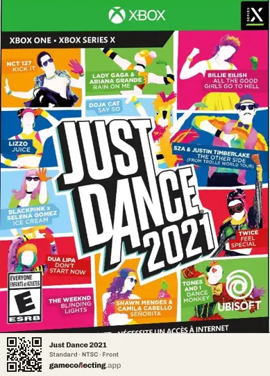 Just Dance 2021 Xbox One, NTSC box front