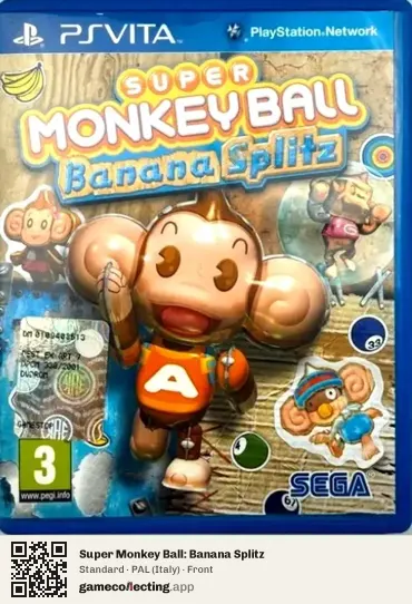 Super Monkey Ball: Banana Splitz PlayStation Vita, Italy box front