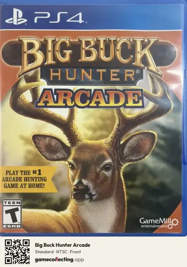Big Buck Hunter Arcade PlayStation 4, NTSC box front
