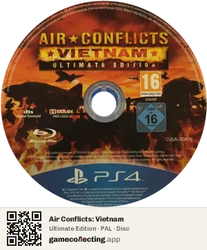 Air Conflicts: Vietnam PlayStation 4, PAL disc