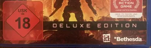 Doom Eternal, the USK square on its front