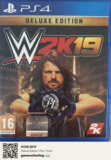 WWE 2K19 PlayStation 4, PAL box front