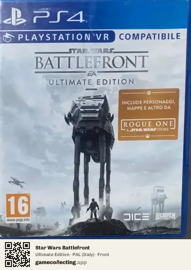 Star Wars Battlefront PlayStation 4, Italy box front