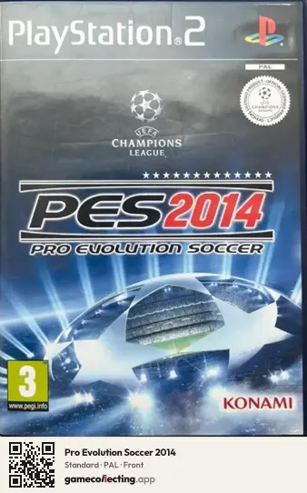 Pro Evolution Soccer 2014 PlayStation 2, PAL box front
