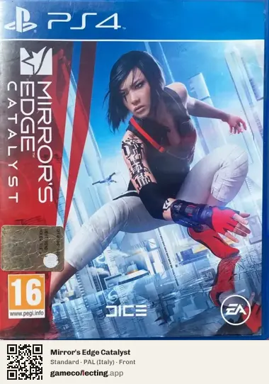 Mirror's Edge Catalyst PlayStation 4, Italy box front