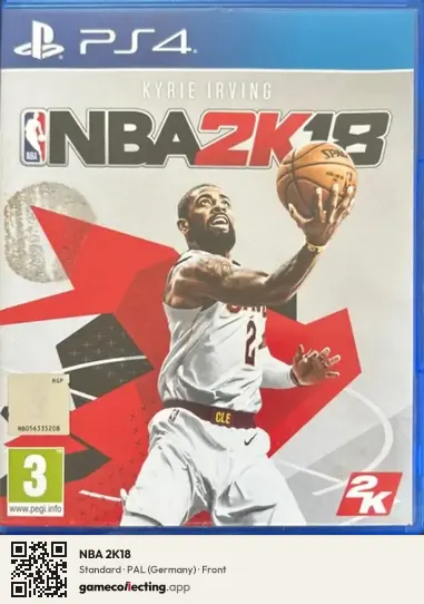 NBA 2K18 PlayStation 4, Germany box front