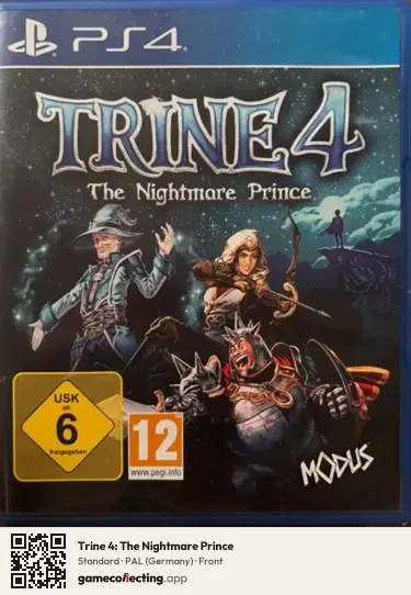 Trine 4: The Nightmare Prince PlayStation 4, Germany box front