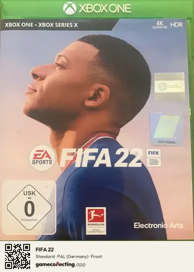 FIFA 22 Xbox One, Germany box front
