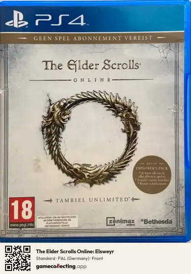 The Elder Scrolls Online: Elsweyr PlayStation 4, Germany box front