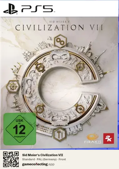 Sid Meier's Civilization VII PlayStation 5, Germany box front