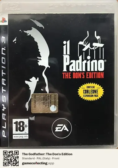 The Godfather: The Don's Edition PlayStation 3, Italy box front