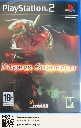 Daemon Summoner PlayStation 2, PAL box front