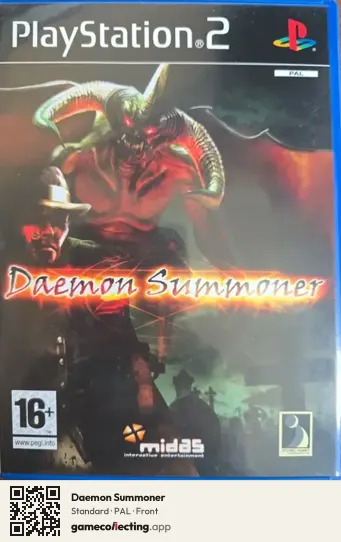 Daemon Summoner PlayStation 2, PAL box front