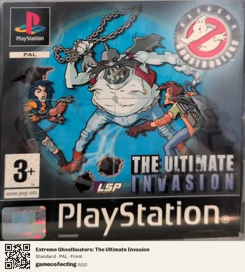 Extreme Ghostbusters: The Ultimate Invasion PlayStation, PAL box front