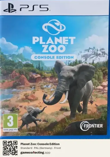 Planet Zoo: Console Edition PlayStation 5, Germany box front
