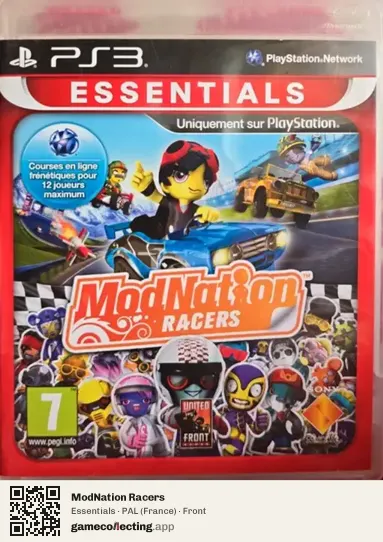 ModNation Racers PlayStation 3, France box front