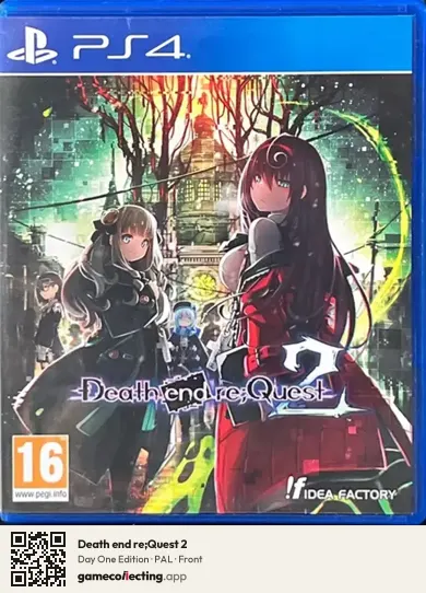 Death end re;Quest 2 PlayStation 4, PAL box front