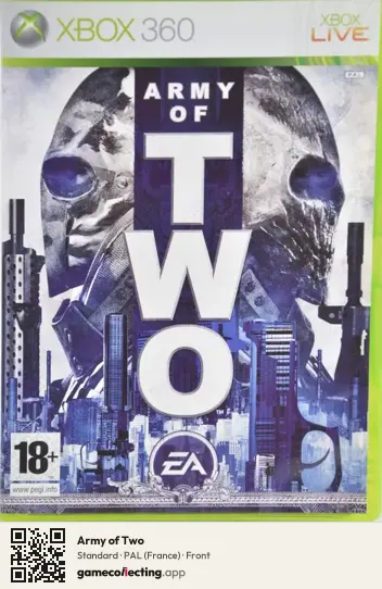 Army of Two Xbox 360, France box front