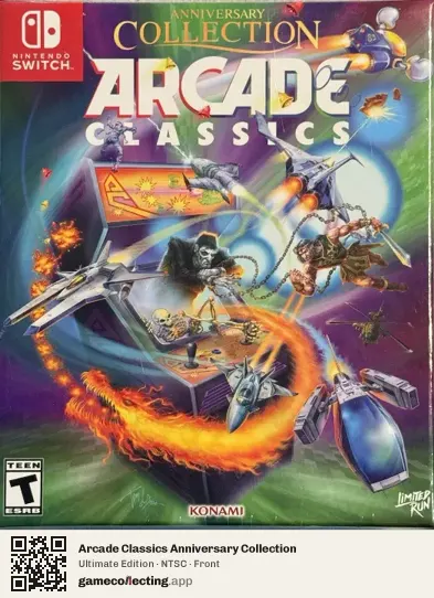 Arcade Classics Anniversary Collection Nintendo Switch, NTSC box front