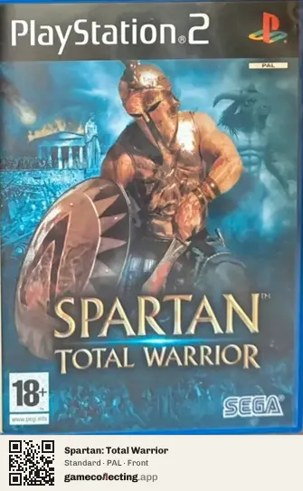 Spartan: Total Warrior PlayStation 2, PAL box front