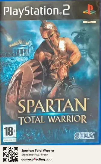 Spartan: Total Warrior PlayStation 2, PAL box front