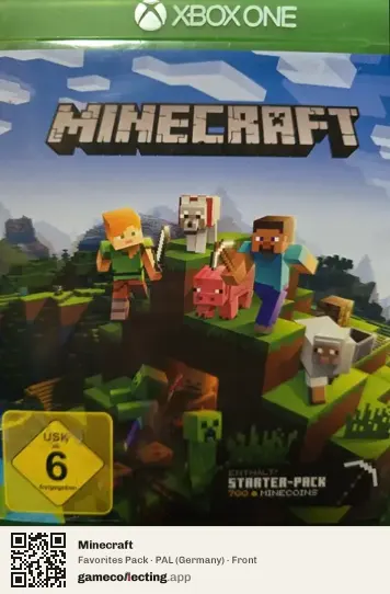 Minecraft Xbox One, Germany box front