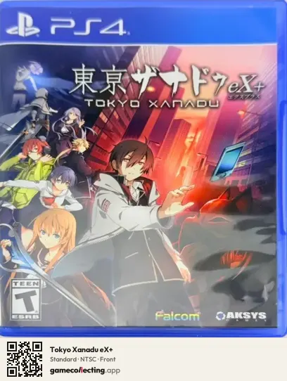 Tokyo Xanadu eX+ PlayStation 4, NTSC box front