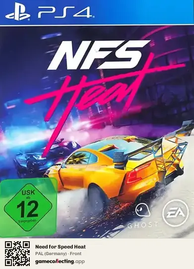 Need for Speed Heat PlayStation 4, Germany box front