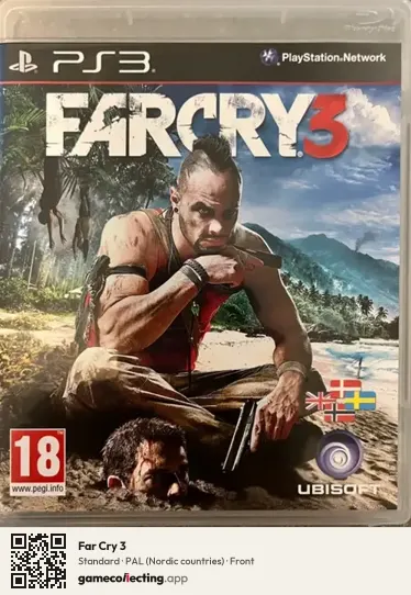 Far Cry 3 PlayStation 3, Nordic countries box front