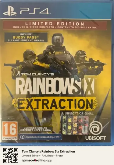 Tom Clancy's Rainbow Six Extraction PlayStation 4, Italy box front