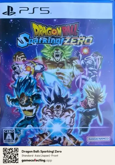 Dragon Ball: Sparking! Zero PlayStation 5, Asia box front