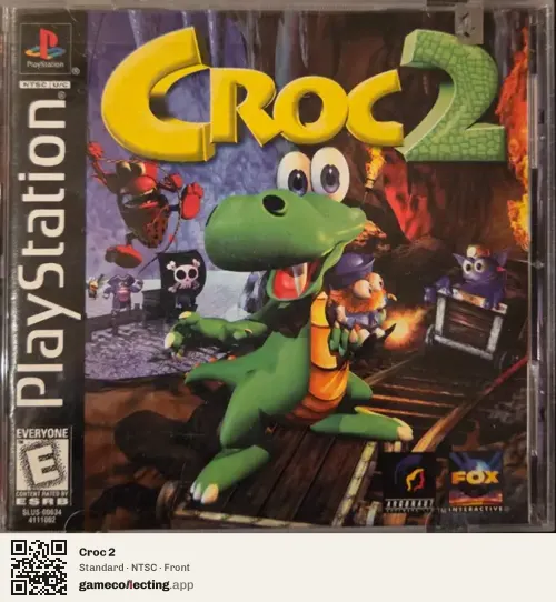 Croc 2 PlayStation, NTSC box front