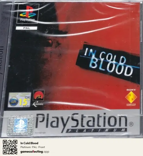 In Cold Blood PlayStation, PAL box front