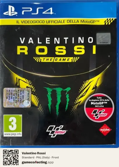 Valentino Rossi PlayStation 4, Italy box front