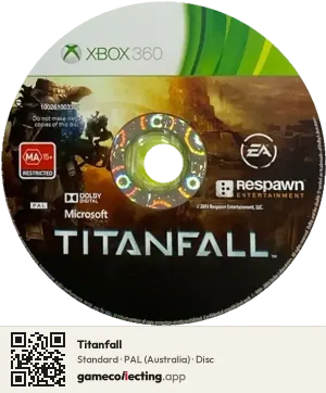 Titanfall Xbox 360, PAL disc