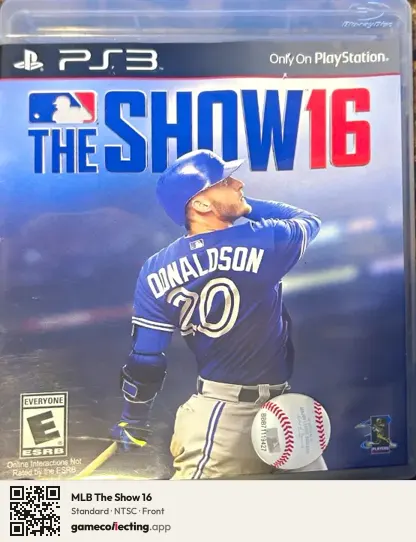 MLB The Show 16 PlayStation 3, NTSC box front