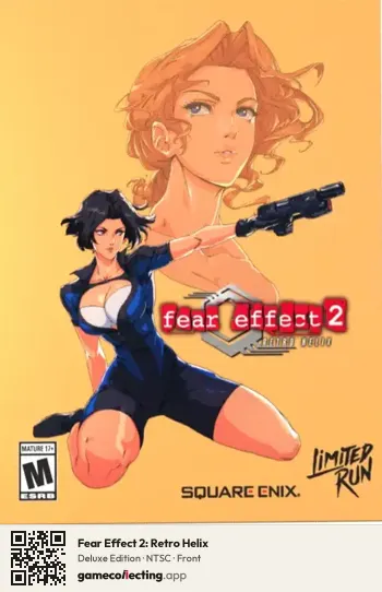 Fear Effect 2: Retro Helix PlayStation 5, NTSC box front