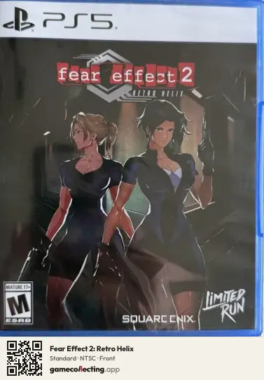 Fear Effect 2: Retro Helix PlayStation 5, NTSC box front