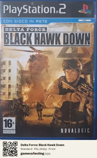 Delta Force: Black Hawk Down PlayStation 2, Italy box front